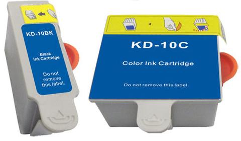 Kodak 10 Black and Colour Compatible Ink Cartridges